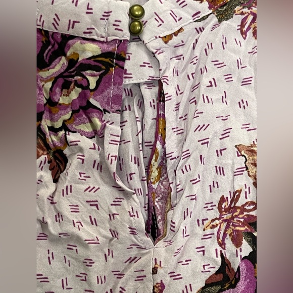 Maurice’s Floral Long Sleeve Boho Babydoll Shirt Size 0X - Picture 8 of 8